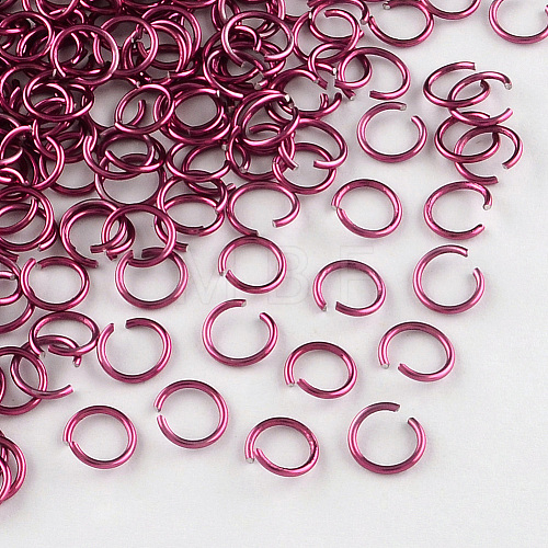 Aluminum Wire Open Jump Rings X-ALUM-R005-0.8x6-03-1