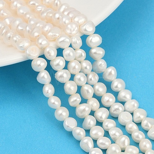 Natural Cultured Freshwater Pearl Beads Strands PEAR-P064-19G-03A-1