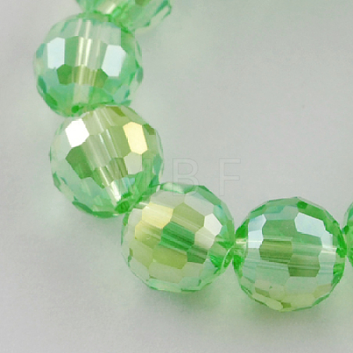 Electroplate Glass Bead Strands EGLA-R040-12mm-04-1