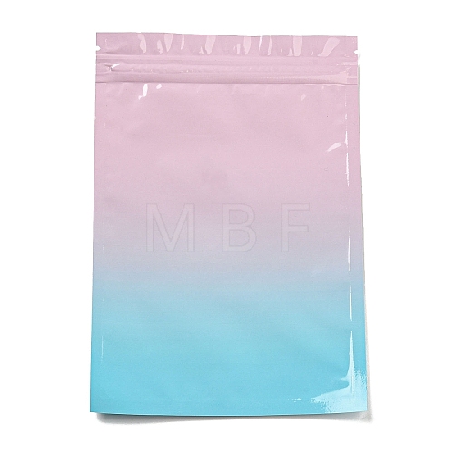 Gradient Color Gradient Color Plastic Packaging Zip Lock Bags OPP-K001-03B-1