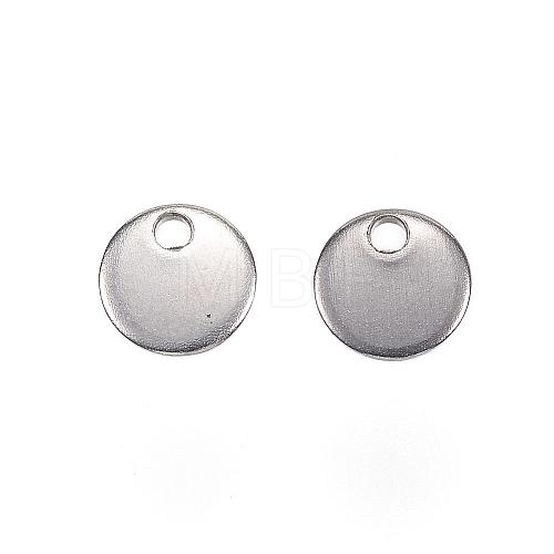 304 Stainless Steel Charms STAS-F039-91-6mm-P-1