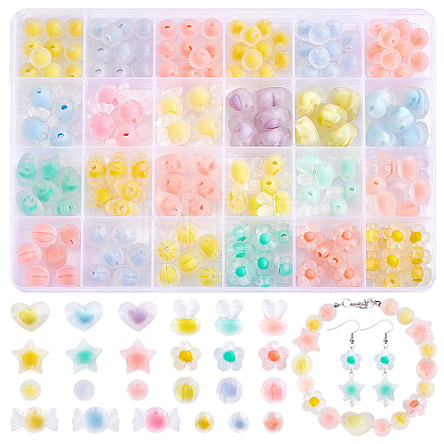   Transparent Acrylic Beads TACR-PH0001-70-1