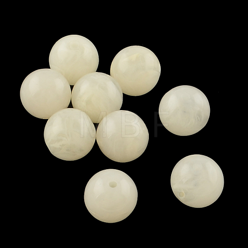 Round Imitation Gemstone Acrylic Beads OACR-R029-20mm-29-1