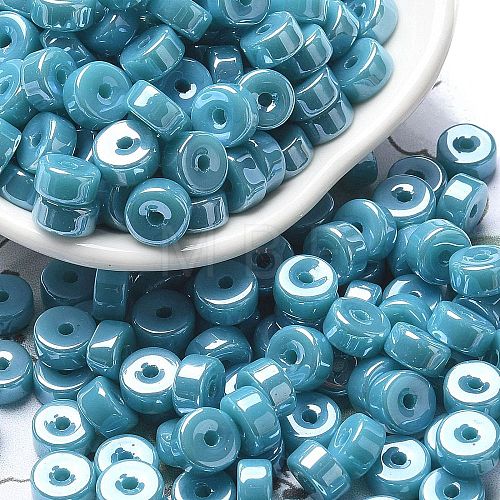 Opaque Colours Luster Glass Seed Beads SEED-E001-P3x6mm-A10-1