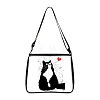 Cat Polyester Shoulder Bags PW-WG04021-12-1