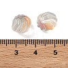 Two-tone Transparent Glass Beads GLAA-H041-02A-3
