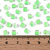 Transparent Inside Colours Glass Seed Beads SEED-T007-11I-4