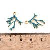 304 Stainless Steel Enamel Pendants STAS-Q119-12G-01-3