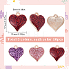 30Pcs 3 Colors Alloy Enamel Pendants FIND-SC0005-92-2