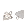 201 Stainless Steel Rhinestone Pendants RB-CBABFDA-12P-01-2