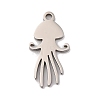 Non-Tarnish 201 Stainless Steel Pendants STAS-U016-08P-04-1