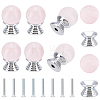 8 Sets Aluminium Alloy Drawer Knobs with Screw DIY-BC0005-17-1