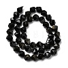 Natural Golden Sheen Obsidian Beads Strands G-Z119-A10-02-4