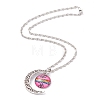 Rainbow Pride Necklace NJEW-F291-01B-2