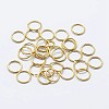925 Sterling Silver Saw Cut Open Jump Rings STER-F036-02G-1x6mm-1