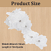 Double Layer Polyester Flower Lace Ribbons DIY-WH0656-60C-2