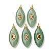 Natural Green Aventurine Pendants GG-CBAA798-04G-06-1