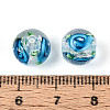 Handmade Foil Lampwork Beads Strands FOIL-T008-05E-4
