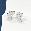 Tarnish Resistant 304 Stainless Steel Puppy Stud Earrings X-EJEW-F227-05P-4