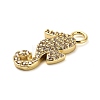 Brass Micro Pave Cubic Zirconia Pendants KK-L229-061G-2