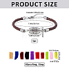 1Pc 304 Stainless Steel Perfume Diffuser Column Link Bracelets BJEW-FG0001-08B-2
