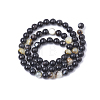 Black Lip Shell Bead Strands SSHEL-Q300-078B-3