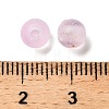 Frosted Transparent Acrylic Beads OACR-F013-12K-3