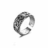 Alloy Punk Open Cuff Rings for Men IO0623-7-1