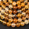 Natural Yellow Hematoid Quartz Round Beads Strands X-G-F266-09-8mm-2