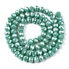 Electroplate Glass Beads Strands EGLA-A044-P6mm-B31-3