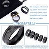 Unicraftale 10Pcs 5 Size 304 Stainless Steel Grooved Finger Ring Settings STAS-UN0041-21EB-4