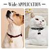 4Pcs 4 Colors Stainless Steel Bone Keychains KEYC-TA0004-80A-7
