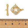 SHEGRACE Bras Micro Pave Clear Cubic Zirconia Toggle Clasps XGRQ5F234-817G-3