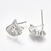 Brass Stud Earring Findings KK-S350-049P-2
