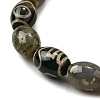 Tibetan Style dZi Beads Strands G-S389-A14-4