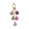 Natural Multicolor Tourmaline Dangling Pendants PALLOY-JF05184-1