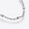 304 Stainless Steel Anklets AJEW-H013-05P-2