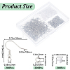 200Pcs Brass Earring Hooks KK-SP0001-44P-2