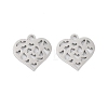 Non-Tarnish 316 Stainless Steel Charms STAS-C096-12C-P-1