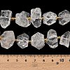 Natural Quartz Crystal Beads Strands G-F833-S01-01-5
