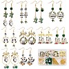 SUNNYCLUE DIY Panda Theme Earring Making Kit DIY-SC0023-69-1