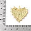 Brass Micro Pave Cubic Zirconia Pendants KK-P294-15G-3