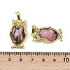 Natural Rhodonite Pendant KK-F887-02G-08-3