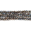 Electroplate Glass Beads Strands EGLA-A034-T6mm-J16-1