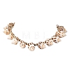 Ocean Natural Spiral Shell & Coconut Beaded Necklaces NJEW-JN06303-2