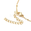 PVD Vacuum Plating 304 Stainless Steel Stud Earring and Pendant Necklace Set LS-SJEW-C002-01C-G-4