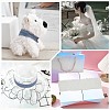 2 Rolls 2 Colors Polycotton Frayed Ribbon OCOR-CY0001-22A-4