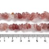 Natural Strawberry Quartz Beads Strands X-G-M205-94-5