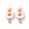 Baking Paint Zinc Alloy Pendants AL-CBAEA91-04A-1