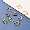 Brass Leverback Earring Findings KK-F824-005G-4